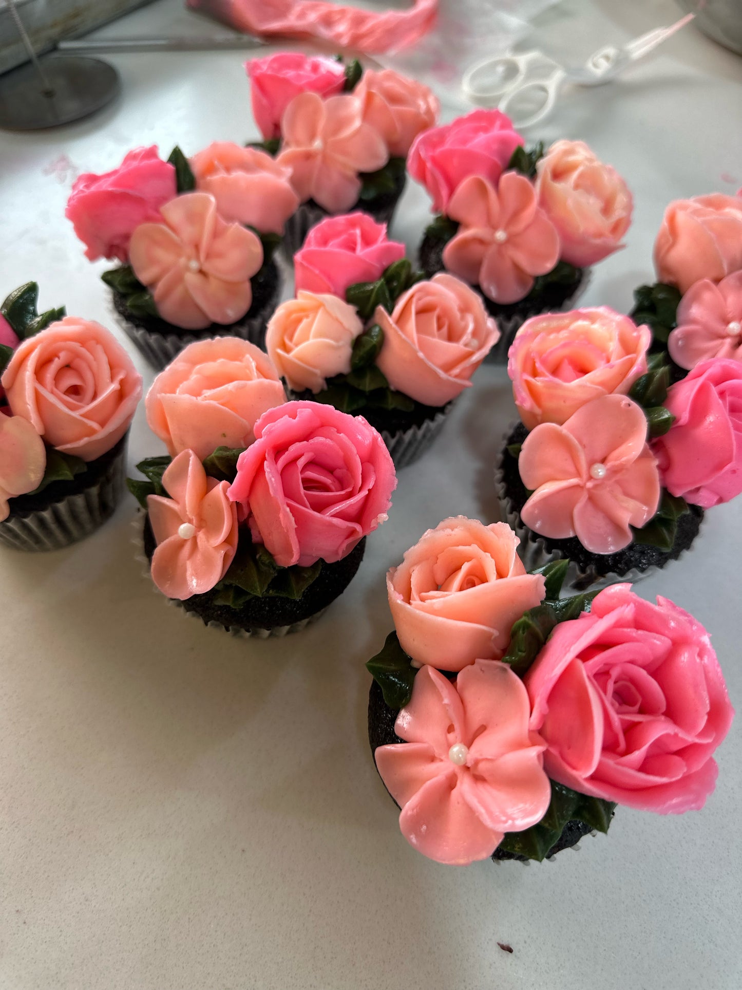 Premium floral cupcakes