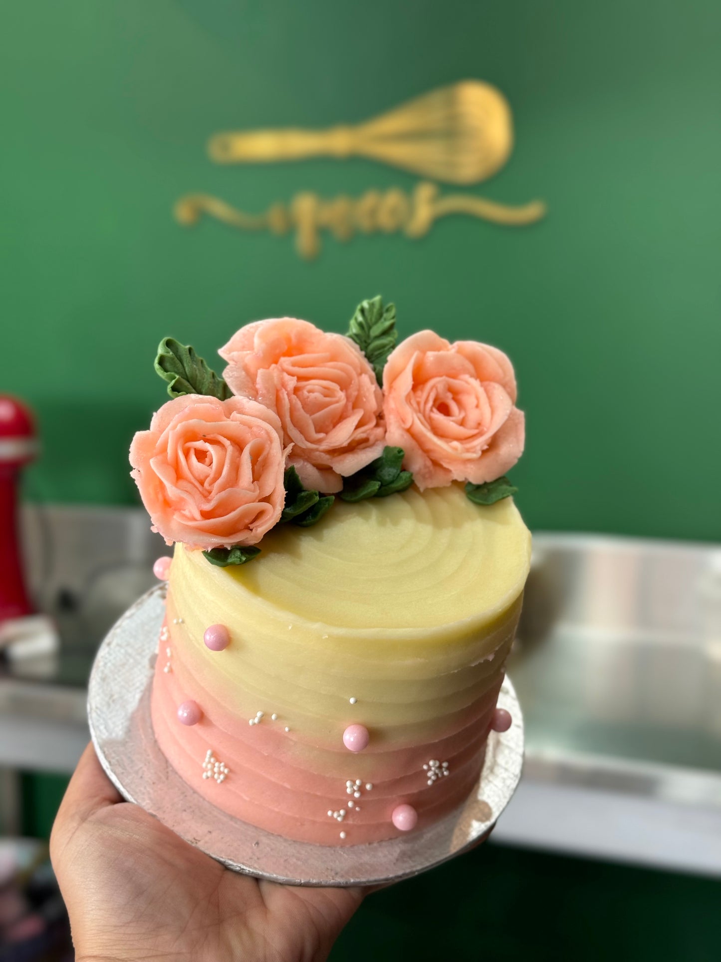 Rose Cakelette 4 inch