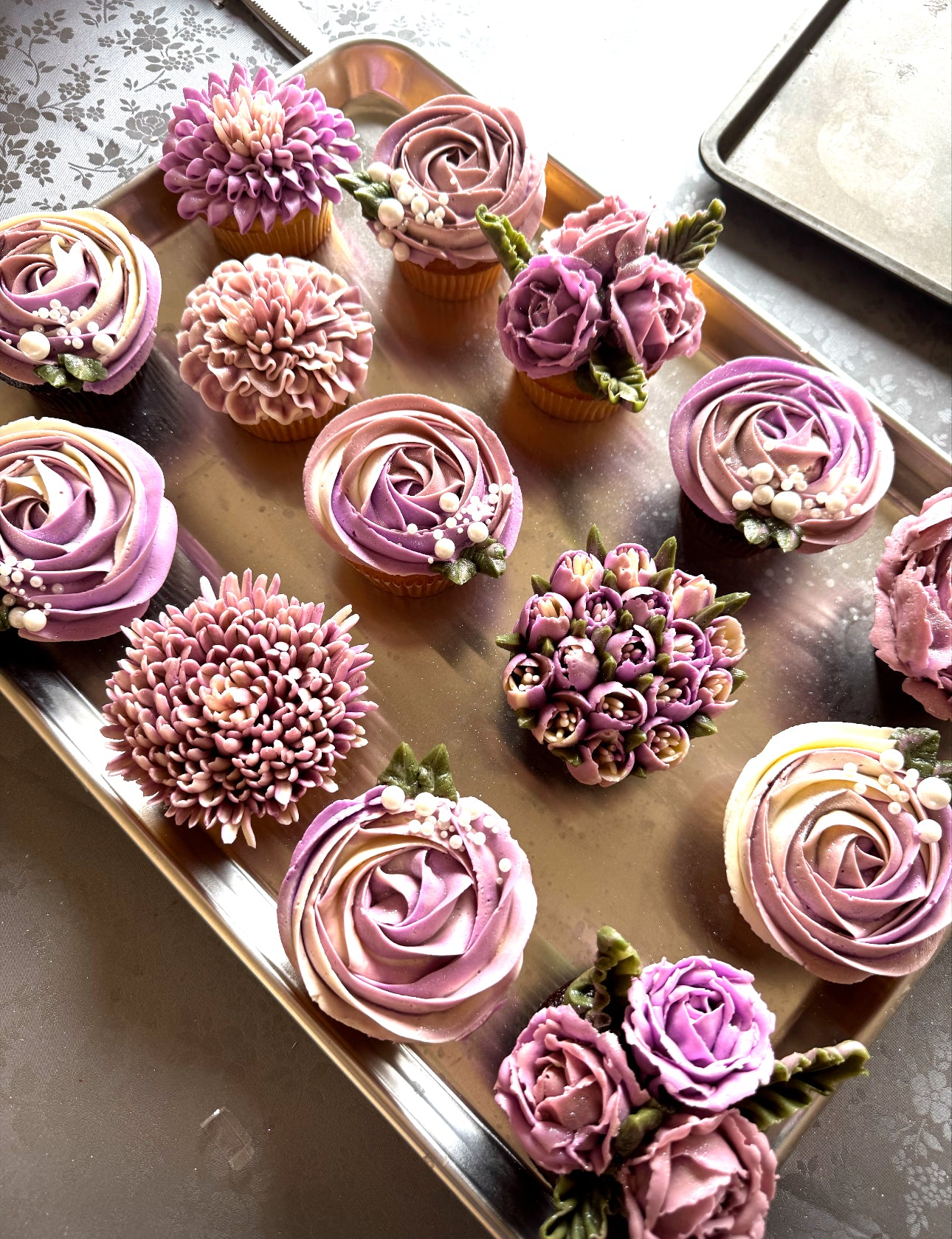 Premium floral cupcakes