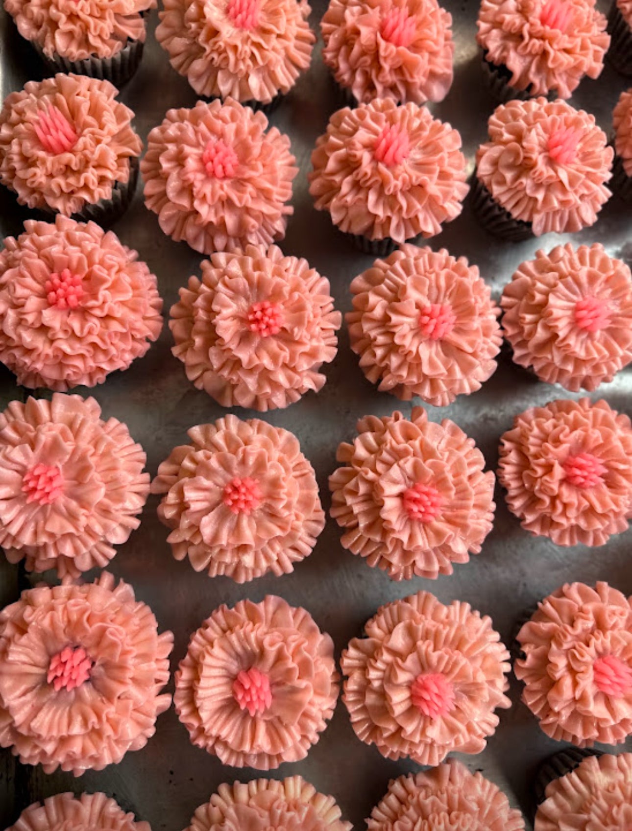 Premium floral cupcakes