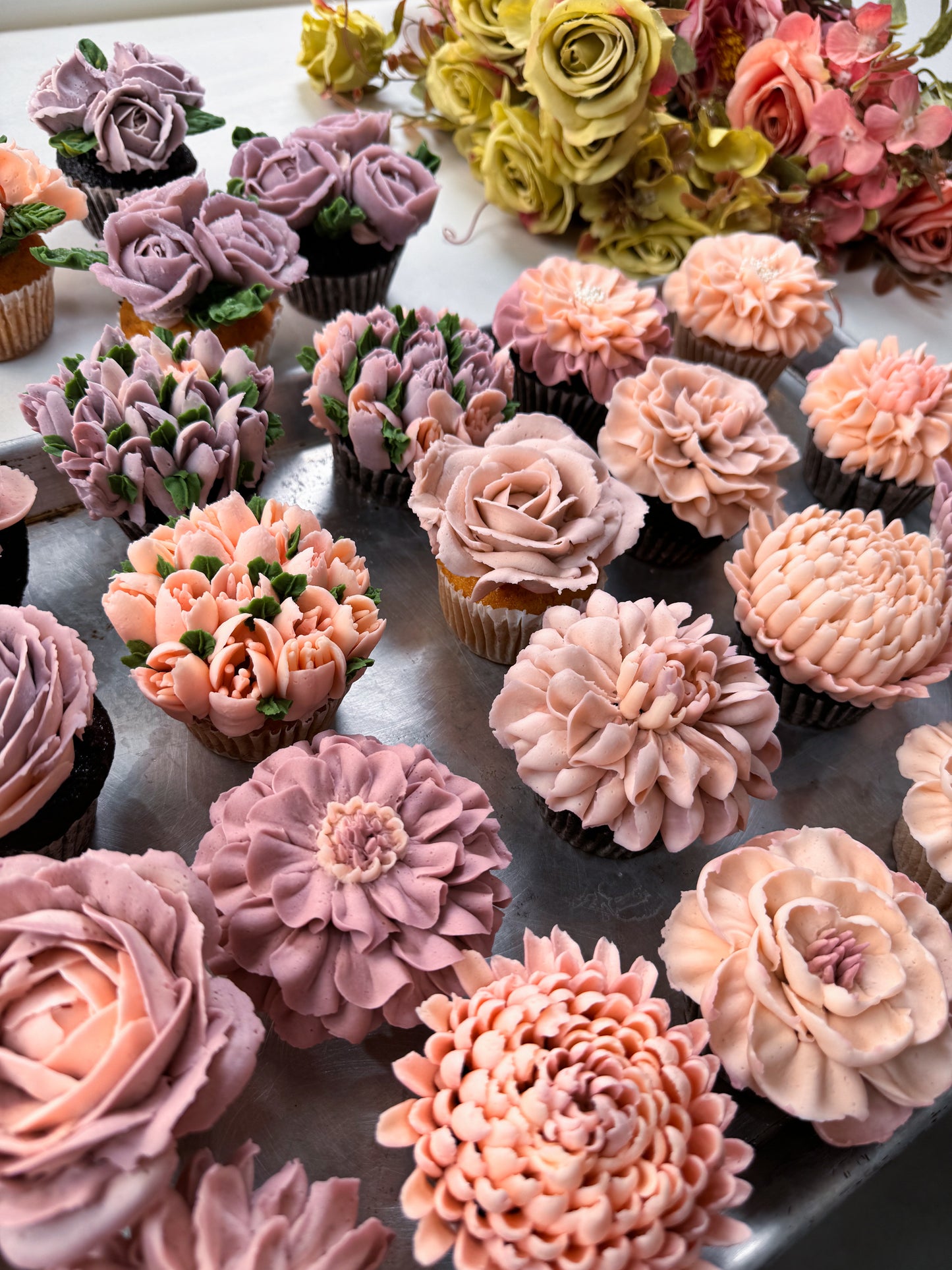 Premium floral cupcakes