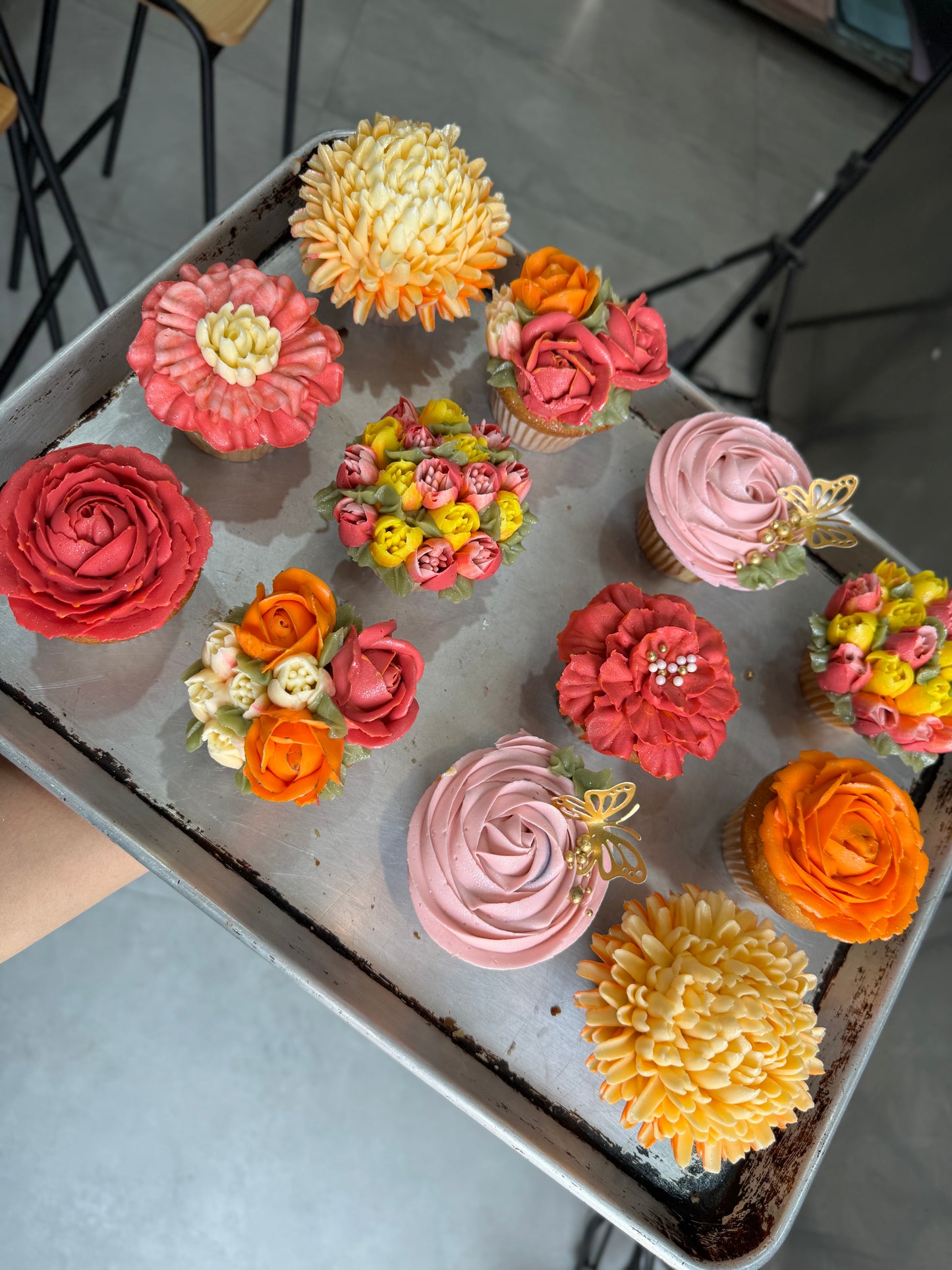 Premium floral cupcakes