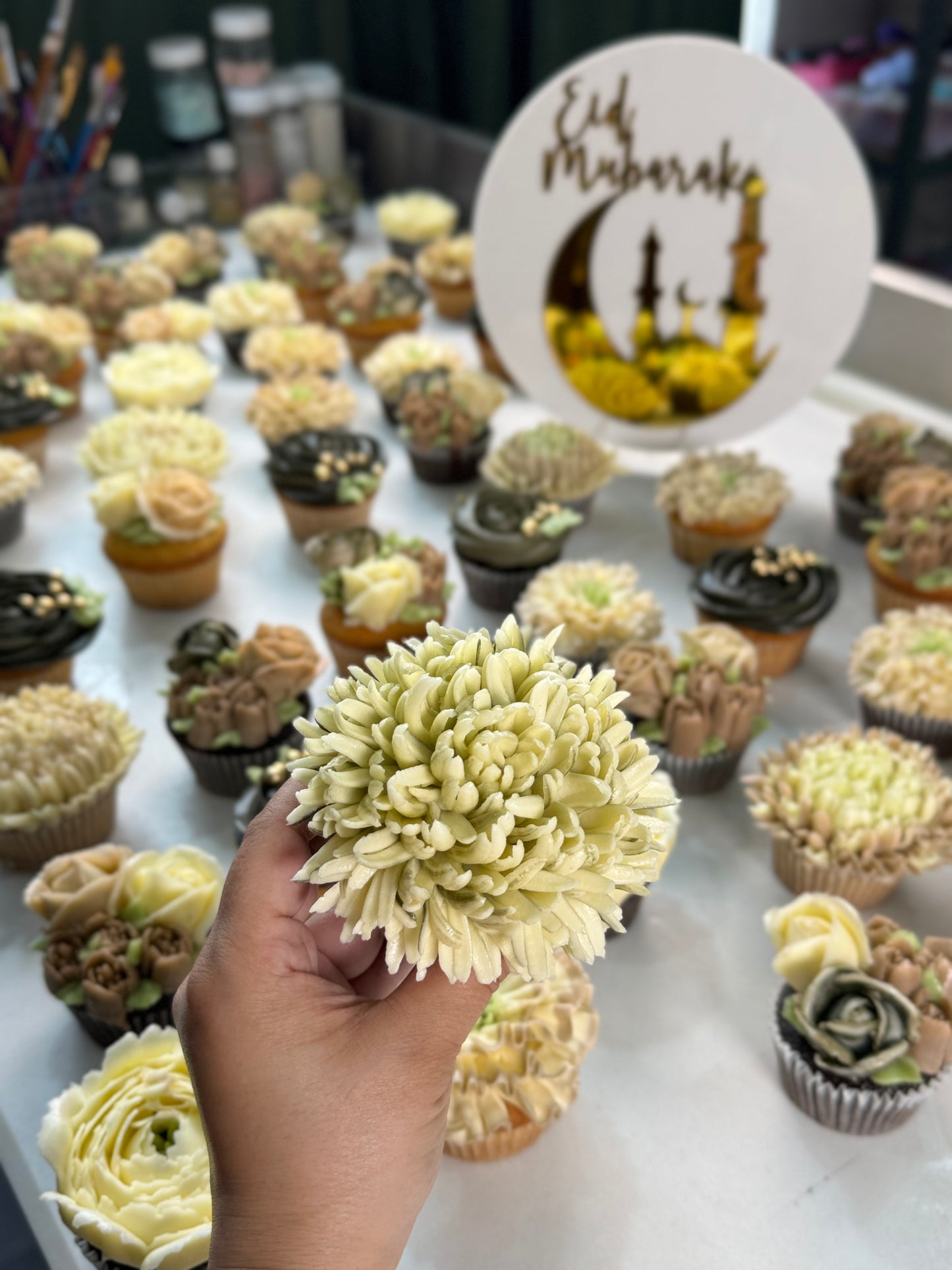 Premium floral cupcakes