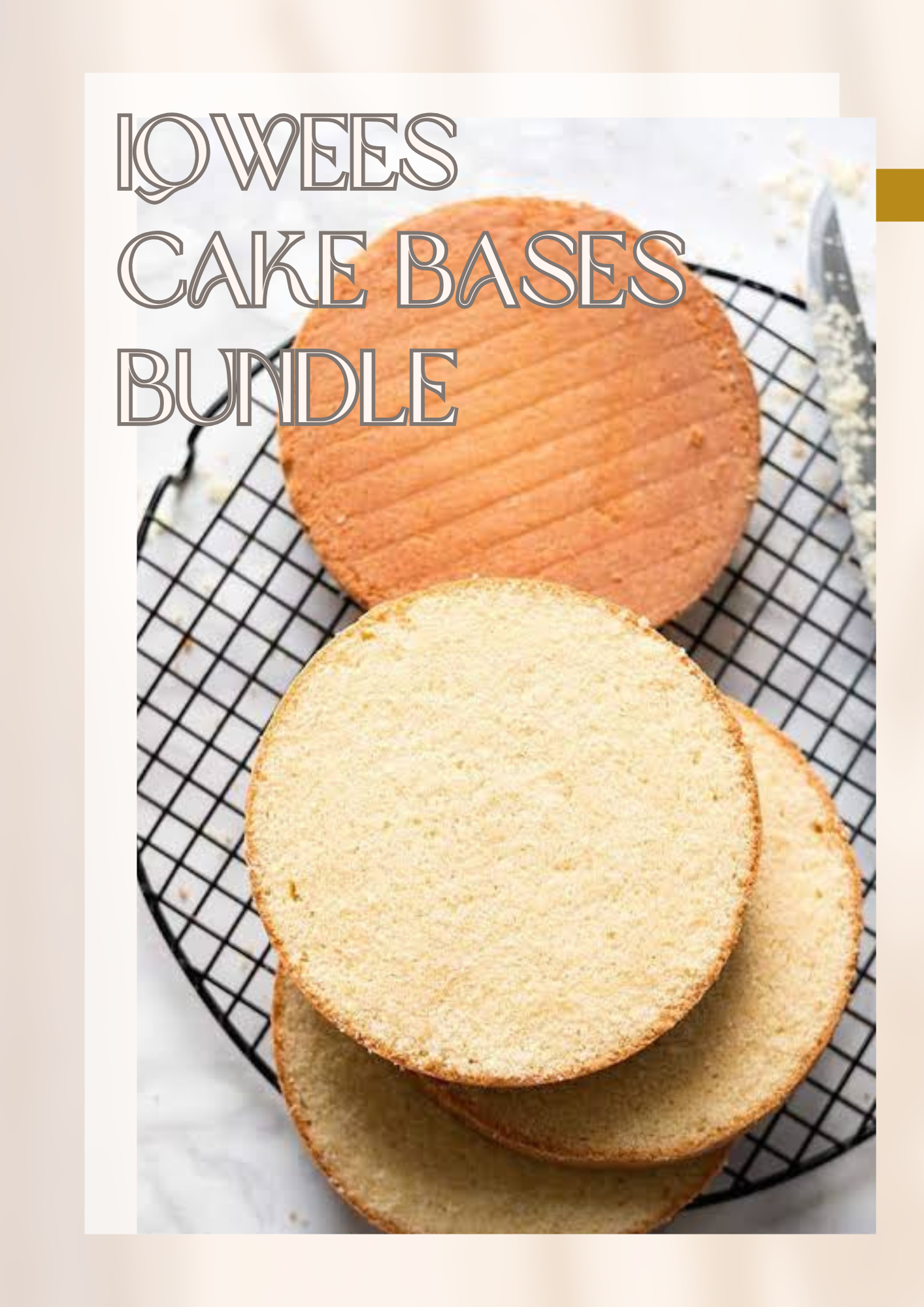 How to make the perfect cake bases Class