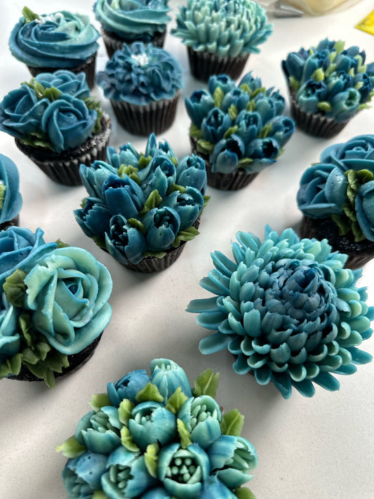 Premium floral cupcakes