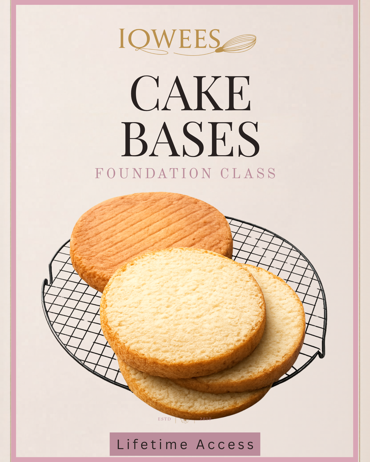 How to make the perfect cake bases Class