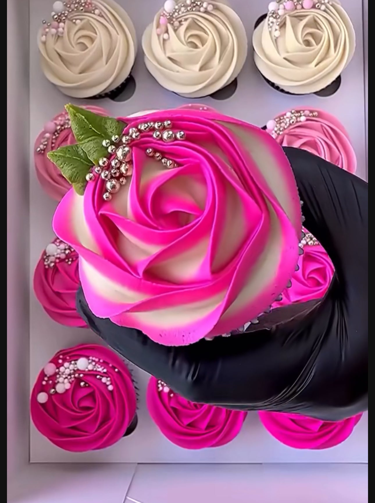 Cupcake floral classic